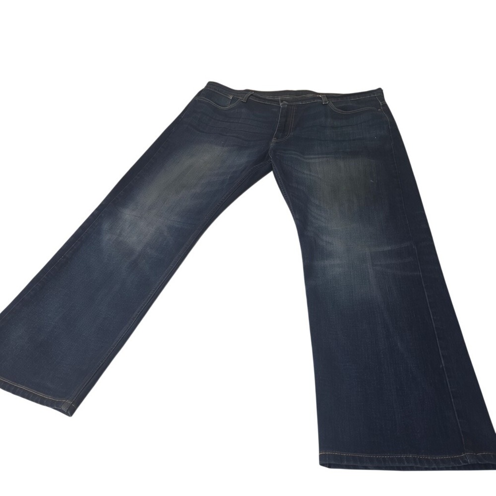 Levi's 569 Jeans Mens 42x29 Dark Wash Loose Straight Leg Denim Blue